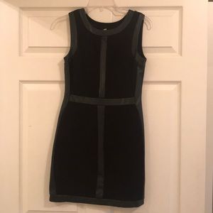 Bailey 44 Black Faux Leather Dress- Size XS